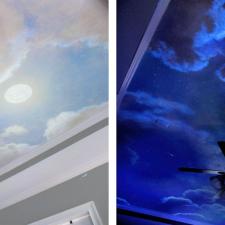 Day to Night ceiling mural